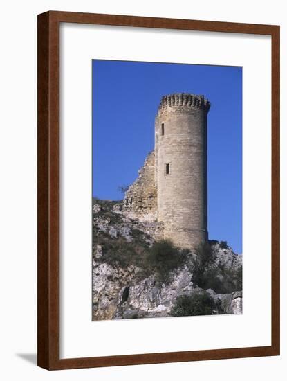 France, Provence-Alpes-Côte D'Azur, Ruins of Hers Castle-null-Framed Giclee Print