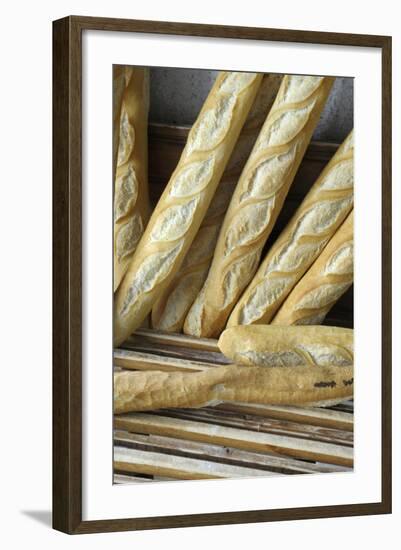 France, Provence Alpes Cote Dazur, Vaucluse, Lourmarin. Baguettes-Kevin Oke-Framed Photographic Print