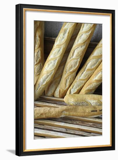 France, Provence Alpes Cote Dazur, Vaucluse, Lourmarin. Baguettes-Kevin Oke-Framed Photographic Print