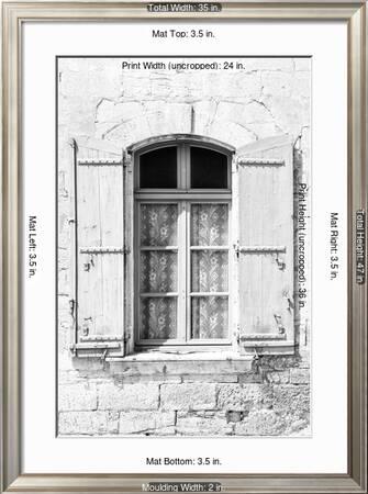 France Provence B W Collection French Window Photographic Print Philippe Hugonnard Art Com