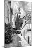 France Provence B&W Collection - Street Scene III - Uzès-Philippe Hugonnard-Mounted Photographic Print