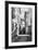 France Provence B&W Collection - Typical Street Scene IV - Uzès-Philippe Hugonnard-Framed Photographic Print