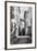 France Provence B&W Collection - Typical Street Scene IV - Uzès-Philippe Hugonnard-Framed Photographic Print