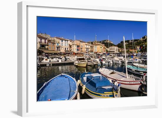 France, Provence, Bouches-Du-Rh?ne, Riviera, Cassis, Harbour-Udo Siebig-Framed Photographic Print