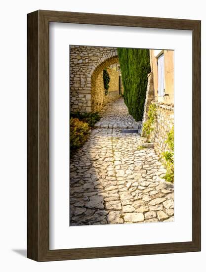 France, Provence. Joucas walkway and arch-George Theodore-Framed Photographic Print