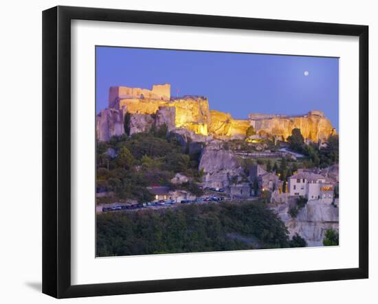 France, Provence, Les Baux-De-Provence at Dusk-Shaun Egan-Framed Photographic Print