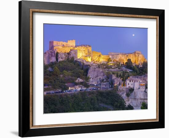 France, Provence, Les Baux-De-Provence at Dusk-Shaun Egan-Framed Photographic Print