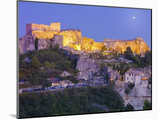 France, Provence, Les Baux-De-Provence at Dusk-Shaun Egan-Mounted Photographic Print