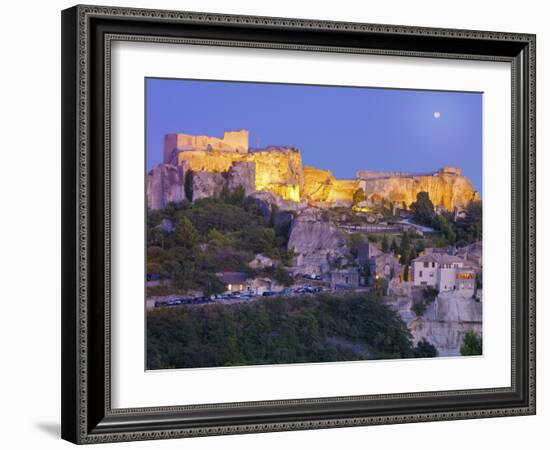 France, Provence, Les Baux-De-Provence at Dusk-Shaun Egan-Framed Photographic Print