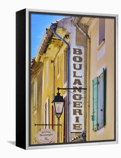 France, Provence, Orange, Boulangerie Sign-Shaun Egan-Framed Premier Image Canvas