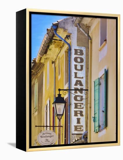 France, Provence, Orange, Boulangerie Sign-Shaun Egan-Framed Premier Image Canvas