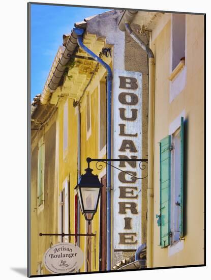 France, Provence, Orange, Boulangerie Sign-Shaun Egan-Mounted Photographic Print