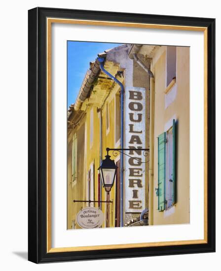 France, Provence, Orange, Boulangerie Sign-Shaun Egan-Framed Photographic Print