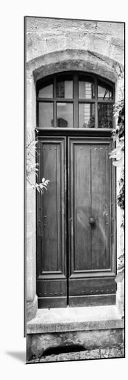 France Provence Panoramic Collection - Black Door B&W-Philippe Hugonnard-Mounted Photographic Print