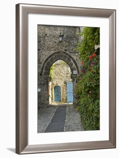 France, Provence, Vaison Du Romain. a Picturesque Lane in the Village-Brenda Tharp-Framed Photographic Print