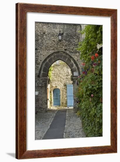 France, Provence, Vaison Du Romain. a Picturesque Lane in the Village-Brenda Tharp-Framed Photographic Print