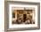 France, Provence, Vaucluse, Lourmarin, Old Town, Bistro-Udo Siebig-Framed Photographic Print
