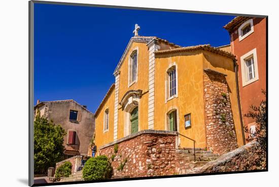 France, Provence, Vaucluse, Roussillon, Old Town-Udo Siebig-Mounted Photographic Print