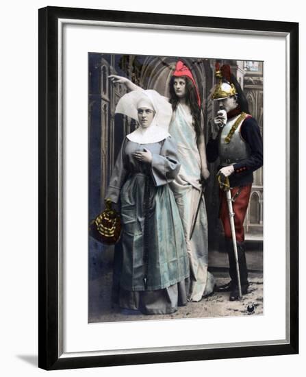 France !!! Quo Vadis?, French WWI Postcard, 1914-1918-null-Framed Giclee Print