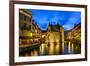 France, Rh™ne-Alpes, Haute-Savoie, Annecy, River Thiou, Old Town, Palais De L'Isle-Udo Siebig-Framed Photographic Print