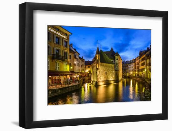 France, Rh™ne-Alpes, Haute-Savoie, Annecy, River Thiou, Old Town, Palais De L'Isle-Udo Siebig-Framed Photographic Print