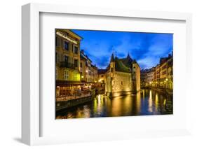 France, Rh™ne-Alpes, Haute-Savoie, Annecy, River Thiou, Old Town, Palais De L'Isle-Udo Siebig-Framed Photographic Print