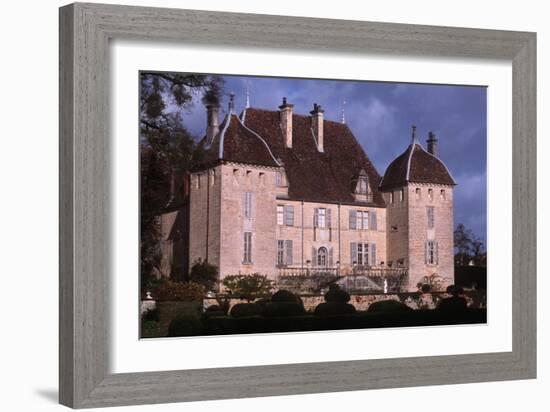 France, Rhône-Alpes, Filain Castle-null-Framed Giclee Print