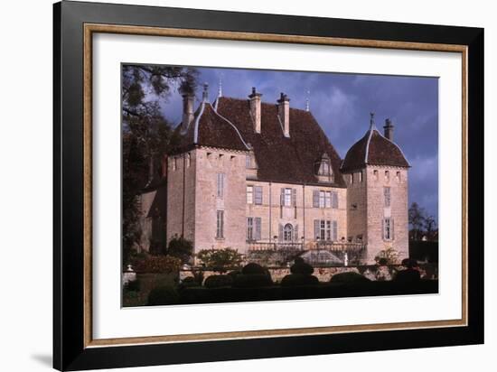 France, Rhône-Alpes, Filain Castle-null-Framed Giclee Print