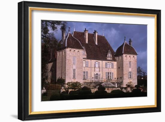 France, Rhône-Alpes, Filain Castle-null-Framed Giclee Print