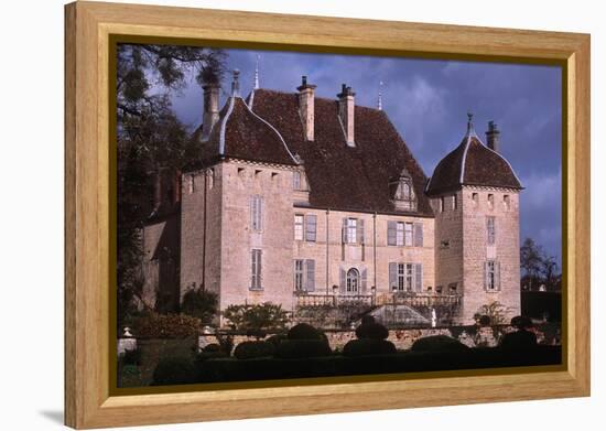 France, Rhône-Alpes, Filain Castle-null-Framed Premier Image Canvas