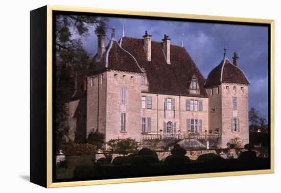 France, Rhône-Alpes, Filain Castle-null-Framed Premier Image Canvas