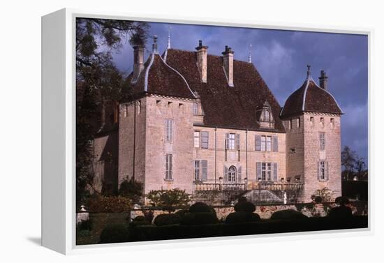 France, Rhône-Alpes, Filain Castle-null-Framed Premier Image Canvas