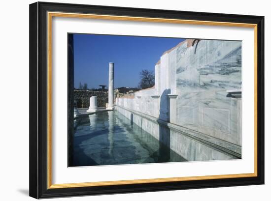 France, Rhone-Alpes, Roman Colony St-Romain-En-Gal, Latrines-null-Framed Giclee Print