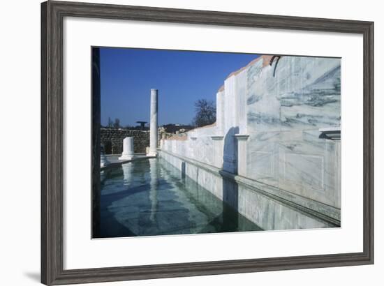 France, Rhone-Alpes, Roman Colony St-Romain-En-Gal, Latrines-null-Framed Giclee Print