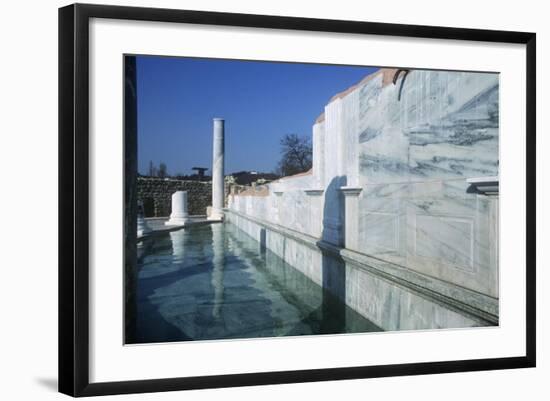 France, Rhone-Alpes, Roman Colony St-Romain-En-Gal, Latrines-null-Framed Giclee Print