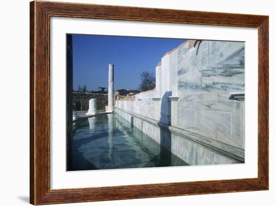 France, Rhone-Alpes, Roman Colony St-Romain-En-Gal, Latrines-null-Framed Giclee Print