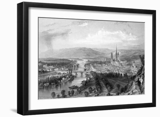 France Rouen-Thomas Allom-Framed Art Print