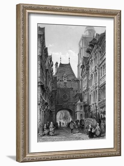 France Rouen-Thomas Allom-Framed Art Print