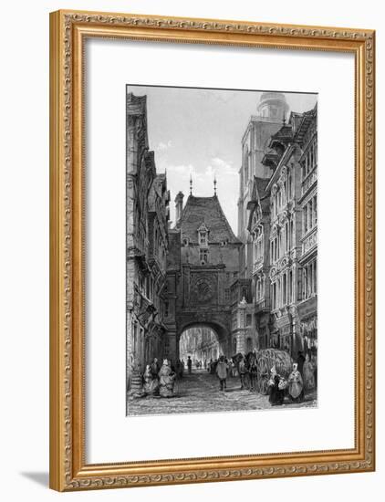 France Rouen-Thomas Allom-Framed Art Print