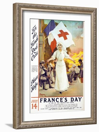 France's Day, 1915-null-Framed Giclee Print