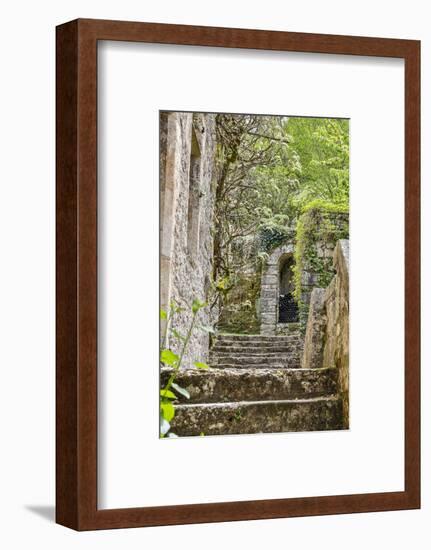 France, Saint-Cirq Lapopie. Stairway in the village-Hollice Looney-Framed Photographic Print