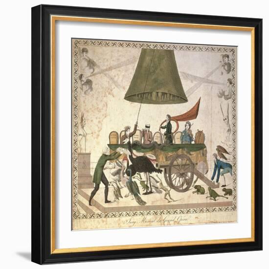 France, the Musical Jury of the Opera-null-Framed Giclee Print