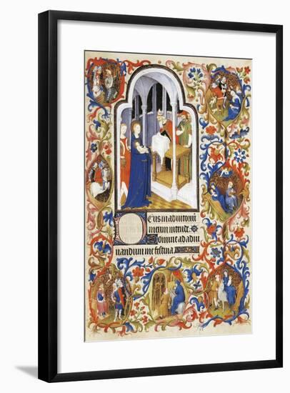 France, the Purification, Miniature from the Manuscript Breviary 469-null-Framed Giclee Print