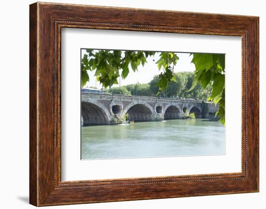 France, Toulouse, Pont Neuf Bridge over the Garonne River-Emily Wilson-Framed Photographic Print