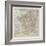 France Travel Map-The Vintage Collection-Framed Giclee Print