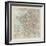 France Travel Map-The Vintage Collection-Framed Giclee Print