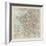 France Travel Map-The Vintage Collection-Framed Giclee Print