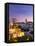 France, Vaucluse, Provence, Gordes at Dusk-Shaun Egan-Framed Premier Image Canvas