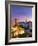 France, Vaucluse, Provence, Gordes at Dusk-Shaun Egan-Framed Photographic Print