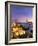 France, Vaucluse, Provence, Gordes at Dusk-Shaun Egan-Framed Photographic Print